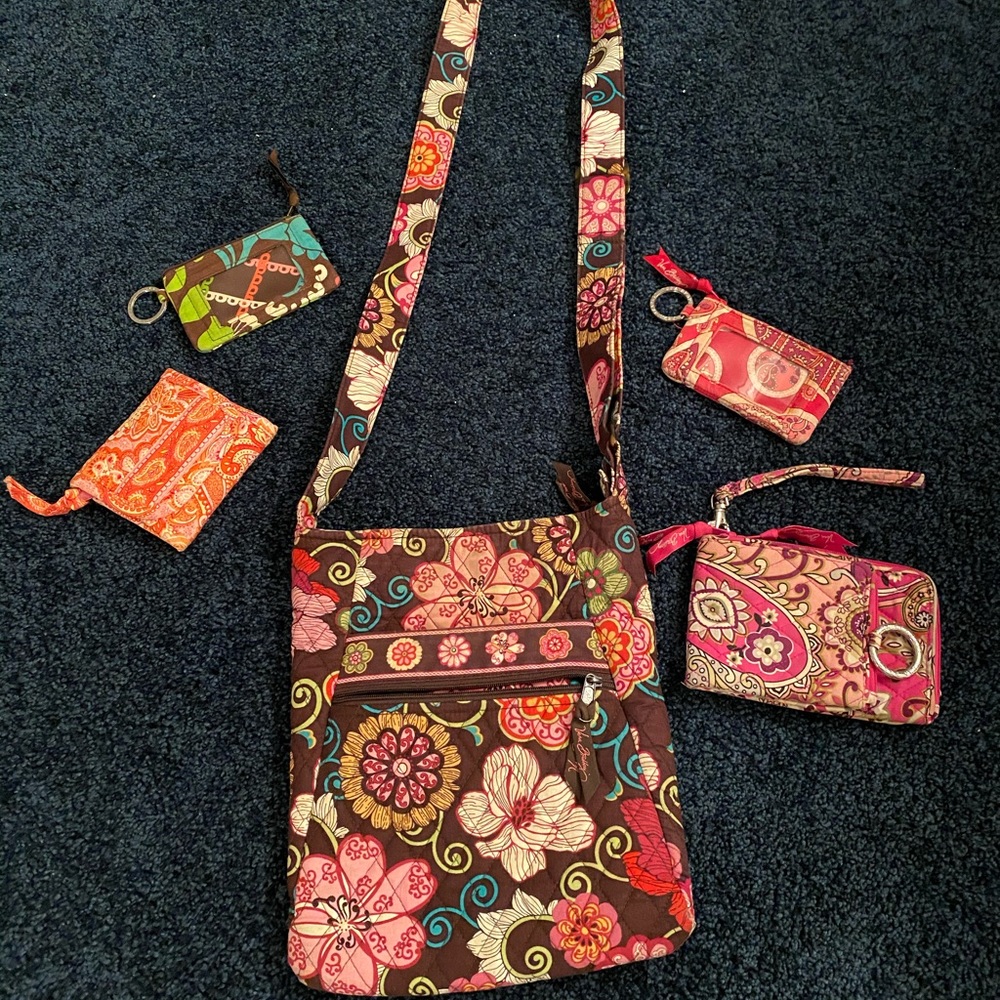 Vera Bradley crossbody and wallet bundle!!